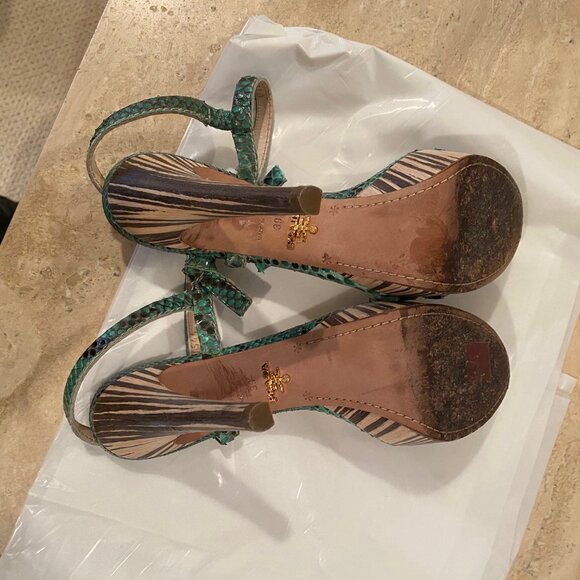 PRADA - SKIN PLATFORM SANDAL - Picture 6 of 7